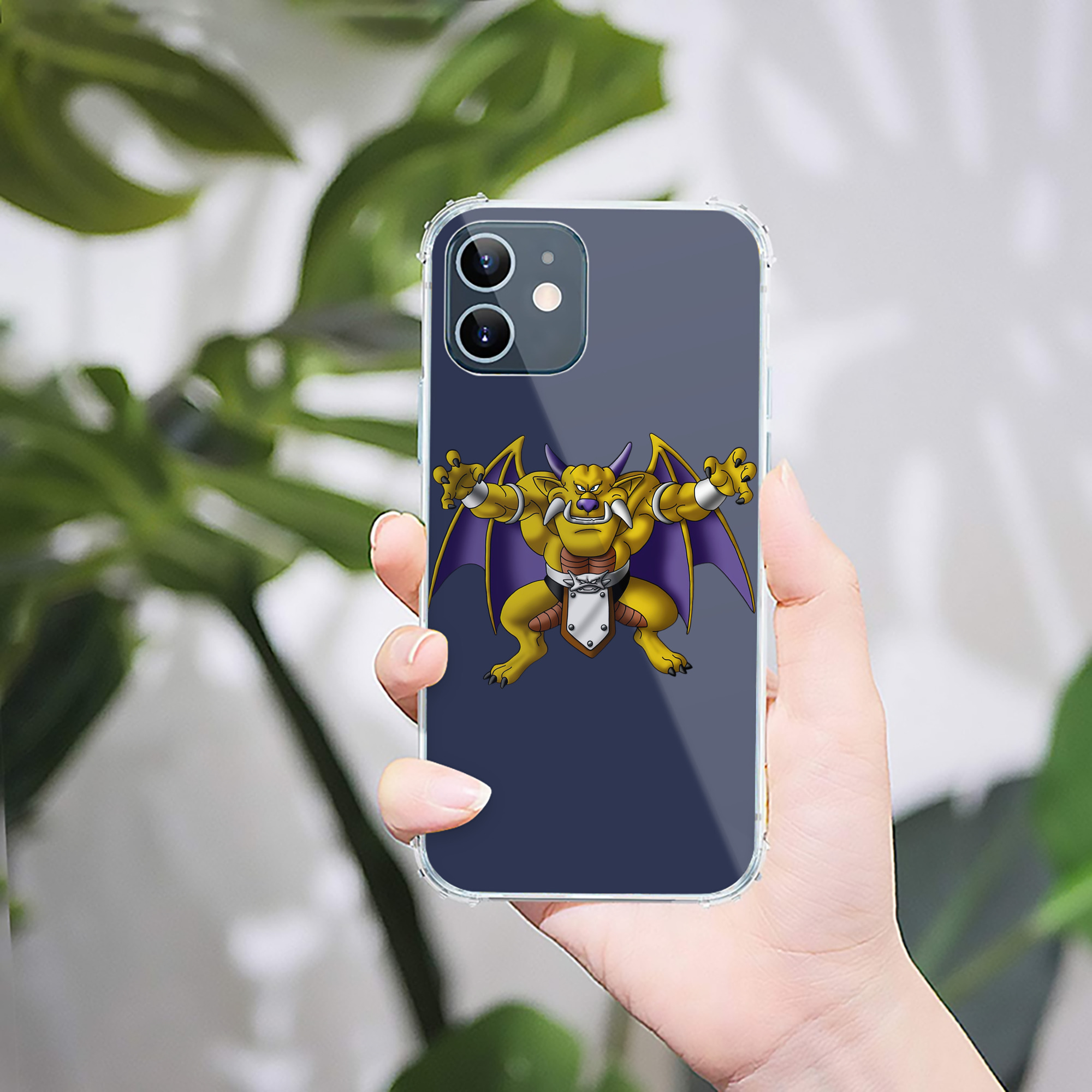 （画像用） ドラゴンクエスト Doragon Kuesuto Dragon Quest 【iPhone 12シリーズ対応】透明スマホケース（クリアソフトケース）